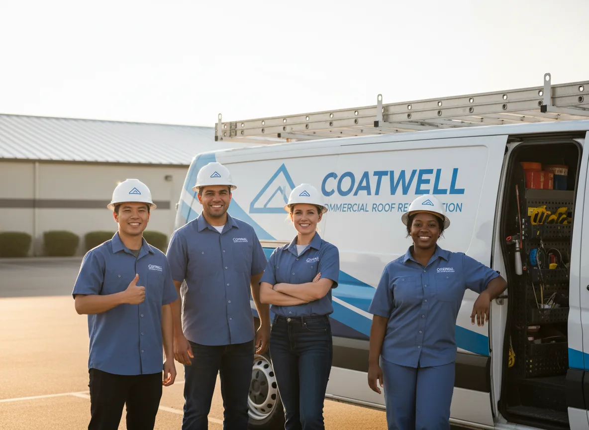 Commercial roof coating company in Robertsville, OH